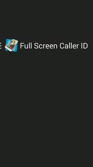 game pic for Full Screen Caller ID